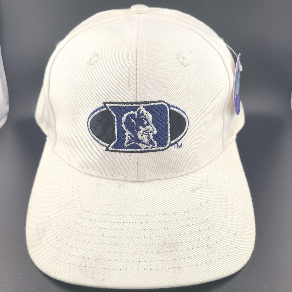 VTG Top of the World Duke Blue Devils NCAA Basketball Cap Men White Snapback Hat